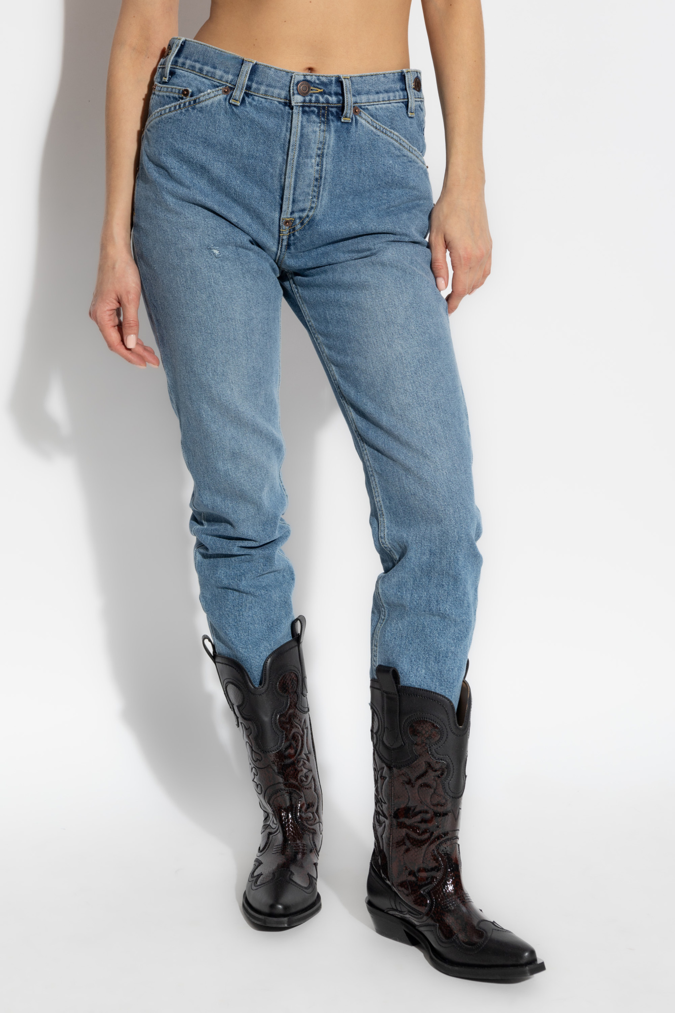 パンツ MOSCHINO Women Straight Pants 031905220285 Blue 19976223_44922966_1000.jpg